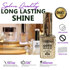 Gotti Nails Gel Top Coat non-jaunissant – protection contre le jaunissement.