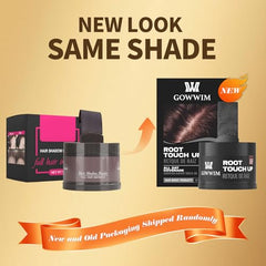 gowwim poudre racines auburn fini naturel et discret.