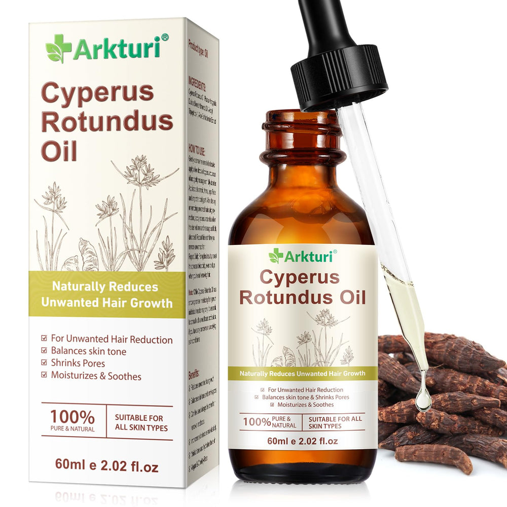 GPUPFJPW Cyperus Rotundus – bouteille d'huile, hydratation douce pour la peau.