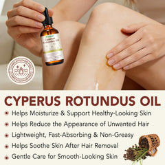 GPUPFJPW Cyperus Rotundus – réduction des pores, peau plus lisse.