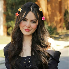 GQLV accessoires cheveux fleurs multicolores, accents colorés pour toutes les tenues.