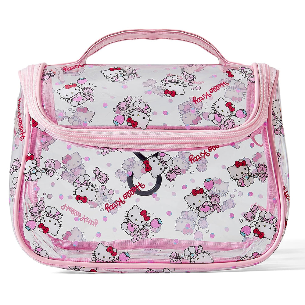 Sac cosmétique transparent GQYAYQG au design cartoon, pratique pour voyager.