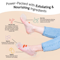 Grace & Stella masque-pieds-peel: étape d’application, utilisation simple.