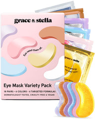 Grace & Stella ensemble masques yeux variete pour detente et repos