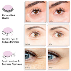 Grace & Stella masque yeux rose, sensation rafraichissante et éclat rapide