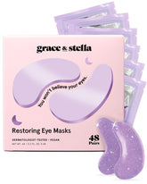 Grace & Stella masques-yeux-retinol-gel, regard reposé et lumineux.