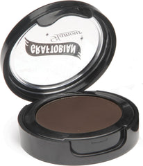 Graftobian Cake Eyeliner Espresso brun, pinceau humide, ligne précise et durable.