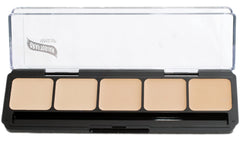 Palette Crèmes Glamour Haute Définition Neutre 2, couverture modulable pour looks professionnels.