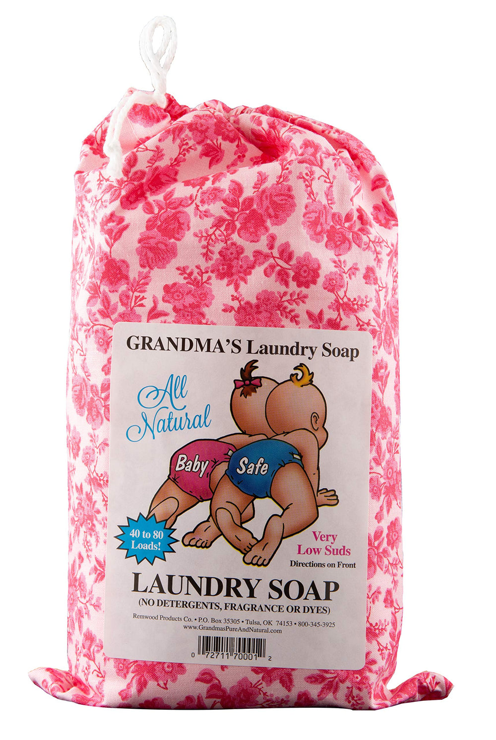 Grandma's Pure & Natural – bouteille de lessive sans détergent, idéale pour peaux sensibles