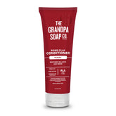 Conditionneur argile rose de Grandpa Soap Company sur bouteille, nourrissant les cheveux