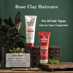 Application massage cuir chevelu pour un nettoyage profond avec le Conditionneur Argile Rose