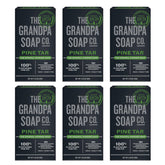 The Grandpa Soap Company Savon goudron-pin emballage prêt à offrir