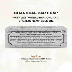 Charbon actif purifiant pour pores, Grandpa Soap Company, détox et nettoyage en profondeur