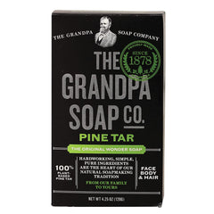 Grandpa's Savon goudron de pin – emballage lot4, pratique au quotidien