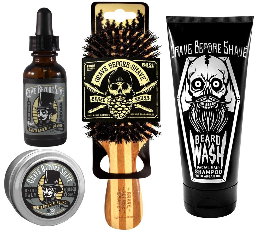 Grave Before Shave – lavage de barbe 6 oz, nettoyage en douceur.