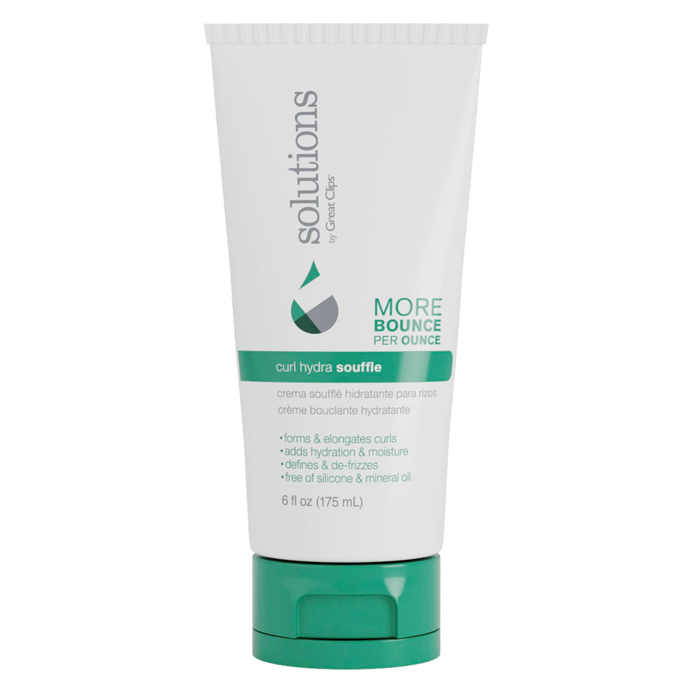 GREAT CLIPS Curl Hydra Souffle, bouteille: hydratation légère pour boucles définies.