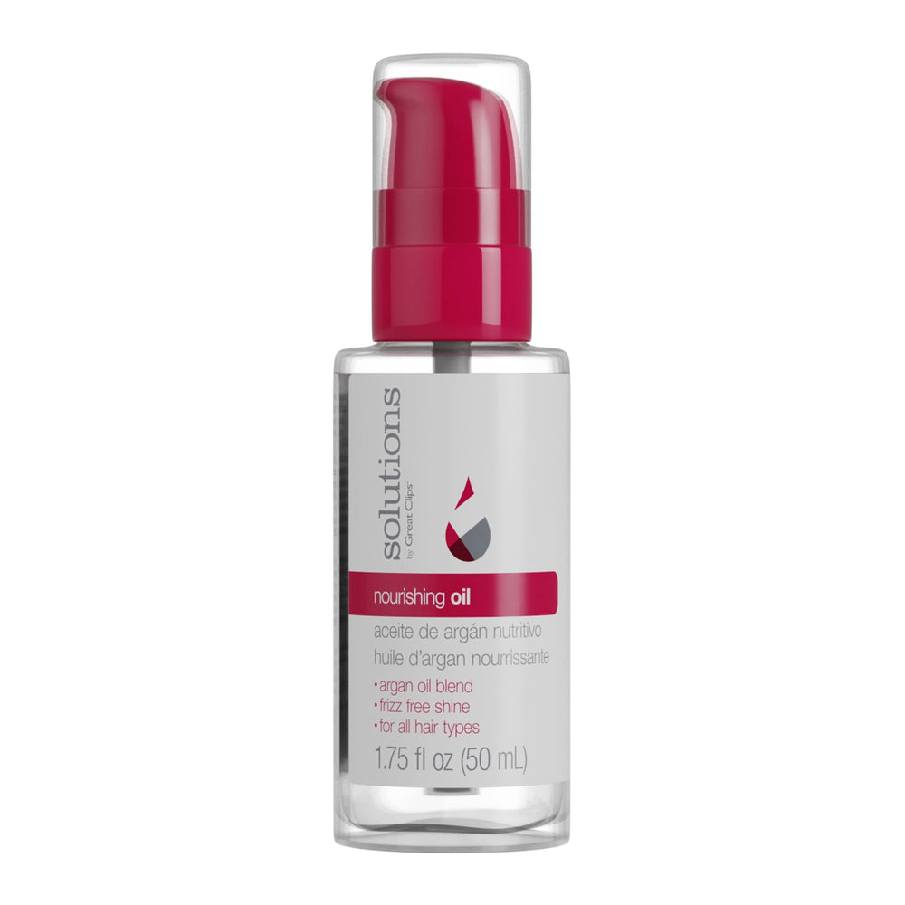 GREAT CLIPS Solutions Huile Nourrissante – flacon argan pour cheveux nourris et protégés
