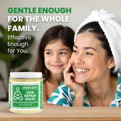 Green Goo Skin Repair Salve, camomille bleue, apaise irritations légères.