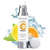 Green Luxe Sérum Vitamin C - flacon élégant, hydratation durable pour peau mature.