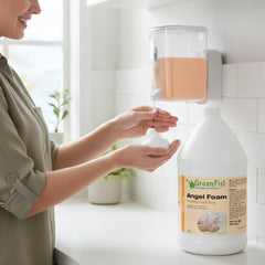 GreenFist Savon Mains Mousse Citron - Flacon recharge, rinçage rapide et facile.
