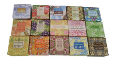 Greenwich Bay Soap Sampler with fifteen mini bars for gifting and scent exploration