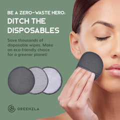 Greenzla poignée intégrée pour une prise en main précise lors du démaquillage.