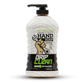 Grip Clean montre sa bouteille de 946 ml prête à l’emploi pour le travail lourd.