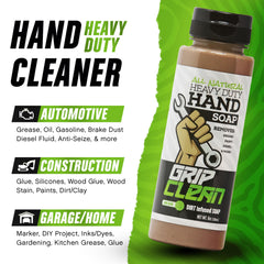 Grip Clean texture pierre ponce et argile pour un nettoyage en profondeur.