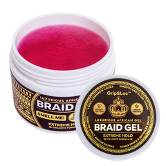 Texture du gel Grip&Loc avec parfum lavande pour une expérience luxueuse.