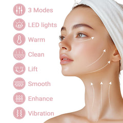 GroTawel Design-Multifonction: outil beauté polyvalent pour le contour du visage à domicile.