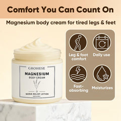 GROHESE Neuropathy Cream — texture non grasse et absorption rapide.