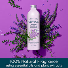 Grove Co. mousse mains Lavande et Thym, nettoyage doux pour les mains