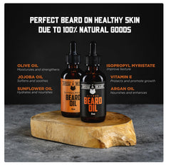 GROW ALPHA BEARD flacon huile barbe, application facile et absorption rapide