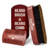 Brosse à barbe Grow Alpha Beard en poils de sanglier pour lisser et hydrater la peau
