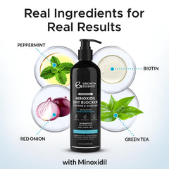 Growth Essence Shampoing Régénération Mousse, texture légère et agréable.