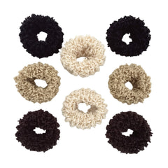 Grutyopkn scrunchies peluche multicolores, douceur et maintien pour cheveux.
