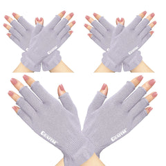 GSAFEME gants coton main seche pouce ouvert, confort nocturne et hydratation.