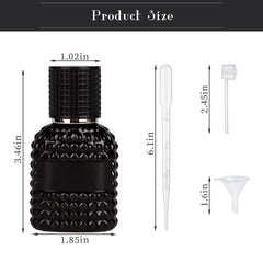 Gsteng Atomiseur parfum brume fine 30ml, application uniforme en déplacement.