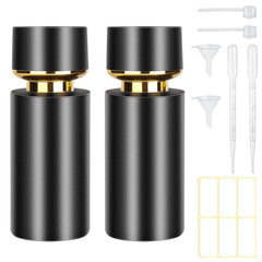Gsteng Bouteille parfum 50 ml opaque noir protège le parfum de la lumière