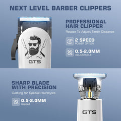 GTS PRO, moteur 6500rpm pour des coupes fluides et nettes.