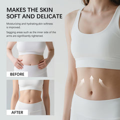 GTVOSY Champagne Lift Firming Body Creme arm application for hydrated, toned skin.