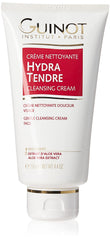 Guinot Hydra Tendre nettoyant visage flacon pompe pour peau propre et douce.