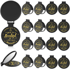 Gulfmew miroir compact 18 pièces noir, parfait pour le quotidien.