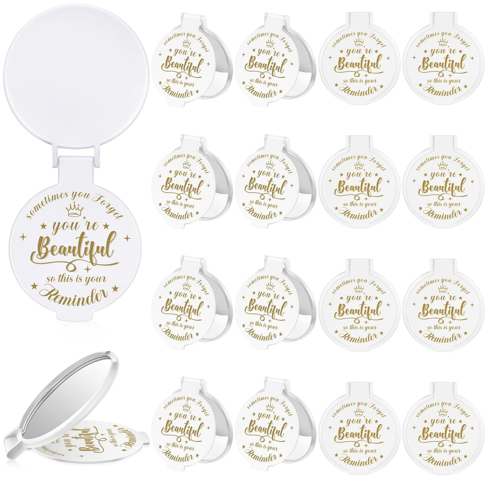 Miroir Gulfmew de poche, lot de 18 pièces, pratique au quotidien.