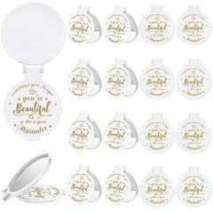 Miroir Gulfmew de poche, lot de 18 pièces, pratique au quotidien.