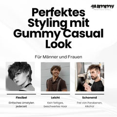 Gummy – tenue moyenne pour un style naturel et flexible.