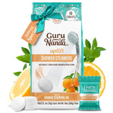 GuruNanda Uplift pack de dix tablettes pour douche offrant une expérience spa durable