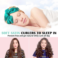 Gwabee bonnet satin pour dormir protège les cheveux et donne du volume au réveil.