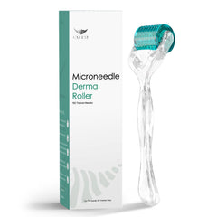 GXBRSY Derma Roller avec aiguilles titane 192 pour visage, usage quotidien facilitant le soin.