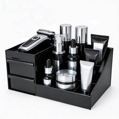 GXXWWSN Organisateur Cologne Homme sur comptoir, rangement clair et accessible.